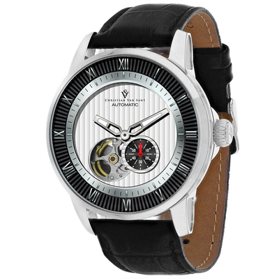 Christian Van Sant Men's White Dial Watch