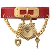 Rebel Seagate Gold Dial Ladies Watch Rb114-9051 In Red