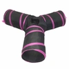 Pet Life 3 Way Kitting Go Seek Interactive Collapsible Tunnel In Pink