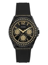 Guess Factory Black And Crystal Multifunction Watch