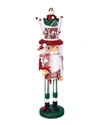 KURT ADLER Kurt Adler 17in Rd/Gr/White Decorative Hat Nutcrackers