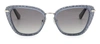 Kate Spade Thelma/g/s Wj 0kb7 Wayfarer Polarized Sunglasses In Grey