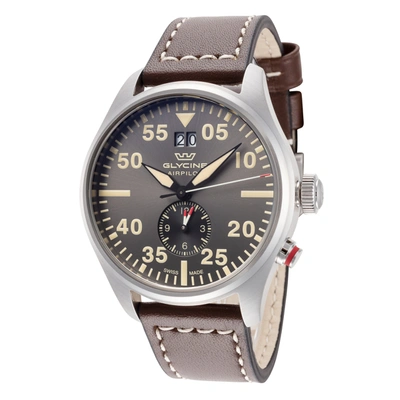 Glycine Men's Airpilot Dual 44mm Quartz Watch In Silver
