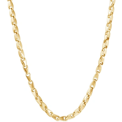 Pompeii3 Men's 14k Gold (72gram) Or Platinum (135gram) 4.5mm Link Chain Necklace 24"