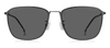 Hugo Boss Boss Boss 1405/f/sk M9 0r80 Rectangle Polarized Sunglasses In Grey
