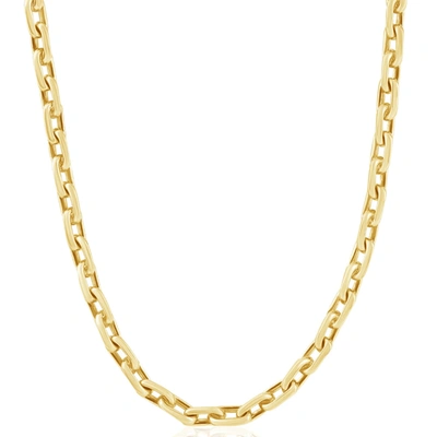 Pompeii3 Men's 14k Gold (39gram) Or Platinum (73gram) 5.5mm Link Chain Necklace 18"