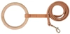 PET LIFE Pet Life  'Ever-Craft' Boutique Series Beechwood and Leather Designer Dog Leash