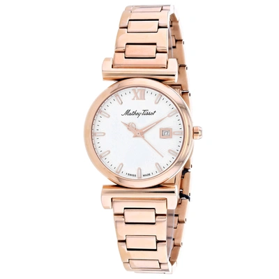 Mathey-tissot Women's White Dial Watch In Pink