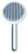 Pet Life Concepto Modern Bristle Grooming Pet Deshedder Comb In Blue