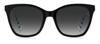 Kate Spade Desis Square Acetate Sunglasses In Black