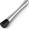 Zulay Kitchen Professional Cocktail Muddler With Grooved Nylon Head In Black