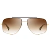 Dita Midnight Special Dt Drx-2010d-60-z Unisex Aviator Sunglasses In Gold