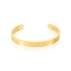 Adornia Stainless Steel Cuff Bracelet In Yellow