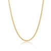 ADORNIA 3MM CUBAN CHAIN GOLD 24"