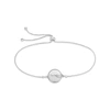 STERLING FOREVER STERLING SILVER CONSTELLATION DISK BOLO BRACELET