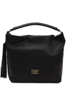 Pompei Donatella Nero Black Shoulder Bag In Black