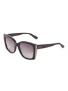 GUESS FACTORY OVERSIZED PLASTIC BUTTERFLY SUNGLASSES