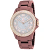 JIVAGO WOMEN'S CRYSTALS DIAL WATCH