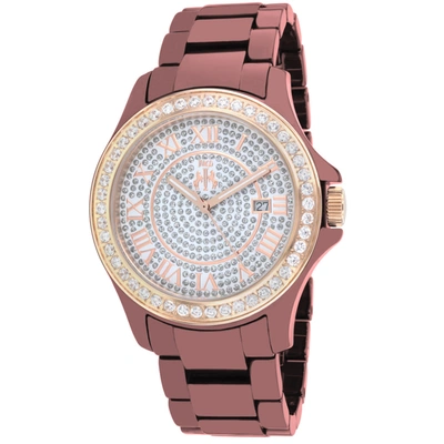 Jivago Women's Crystals Dial Watch In Pink