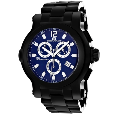 Oceanaut Men's Blue Dial Watch In Black