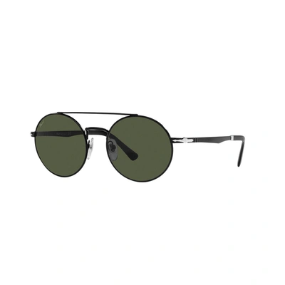 Persol Po 2496s 113831 52mm Unisex Round Sunglasses In Green