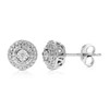 Vir Jewels 1/10 Cttw Round Lab Grown Diamond Prong Set Stud Earrings For Women .925 Sterling Silver In Silver