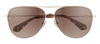 Kate Spade Maisie/g/s La 0j5g Aviator Polarized Sunglasses In Beige