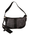 Wayfarer Printed Handwomen's Shoulder Purse Fabric Women's Bag In Black