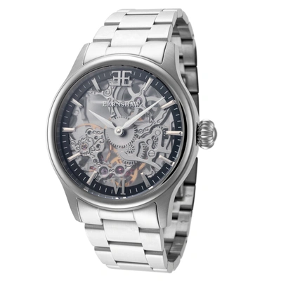 Thomas Earnshaw Men's Bauer 42mm Manual-wind Watch In Silver