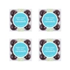 Sugarfina Dark Chocolate Toffee Almonds - Small Cube Kit (pack Of 4) In Blue