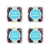 Sugarfina Dark Chocolate Toffee Almonds - Small Cube Kit (pack Of 4) In Blue