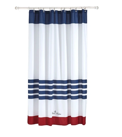 Brooks Brothers Nautical Blanket Stripe Shower Curtain In White