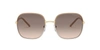 Prada Round Women's Sunglasses, Pr 67xs In Beige