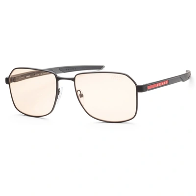 Prada Men's Linea Rossa 57mm Sunglasses In White