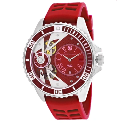 Oceanaut Men's Red Dial Watch