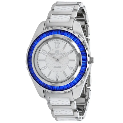 Oceanaut Lucia Silver-tone Dial Ladies Watch Oc0543 In Two Tone  / Blue / Silver