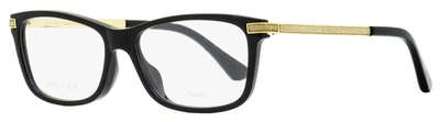 Jimmy Choo Women's Petite Eyeglasses Jc268g 807 Black/gold 52mm