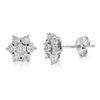 Vir Jewels 1/6 Cttw Lab Grown Diamond Earrings, Studs Made In 925 Sterling Silver Round Cut Prong Set In Silver