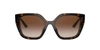 Prada Pr 24xs Rectangle-frame Sunglasses In Beige