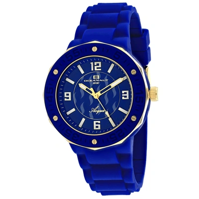 Oceanaut Acqua Quartz Blue Dial Ladies Watch Oc0223 In Blue / Gold Tone / Yellow