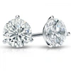 Diana M. Fine Jewelry 14k White Gold 2.00 Ct. Tw. Diamond Earrings In Silver