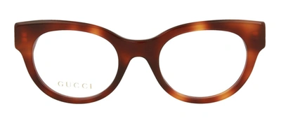 Gucci Gg0209o 002 Cat Eye Eyeglasses In White