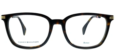 Tommy Hilfiger Th 1558 Rectangle Eyeglasses In Black