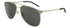 Saint Laurent Sl279 005 Men's Aviator Sunglasses In Grey