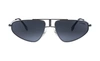 Carrera Ca Carr A102 Black Metal Pilot Sunglasses Grey Lens In Multi