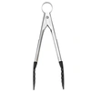 Cuisipro Silicone Mini Tongs, Black In Black