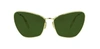 Celine Cl40069u Cateye Sunglasses In Green