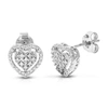Vir Jewels 1/8 Cttw 24 Stones Round Lab Grown Diamond Dangle Earrings .925 Sterling Silver Prong Set 2/3 Inch In Silver