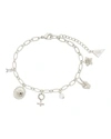 Sterling Forever Women's Louisa Charm Bracelet In Silver