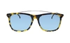 Carrera Ca Car A150 Tortoise Plastic Rectangle Sunglasses Green Lens In Blue